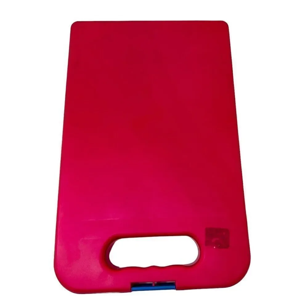 Vintage Lisa Frank Blonde Girl Pink Glitter Clipboard Art Storage Container Nurs